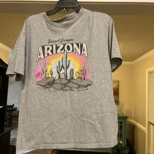Grey graphic tee